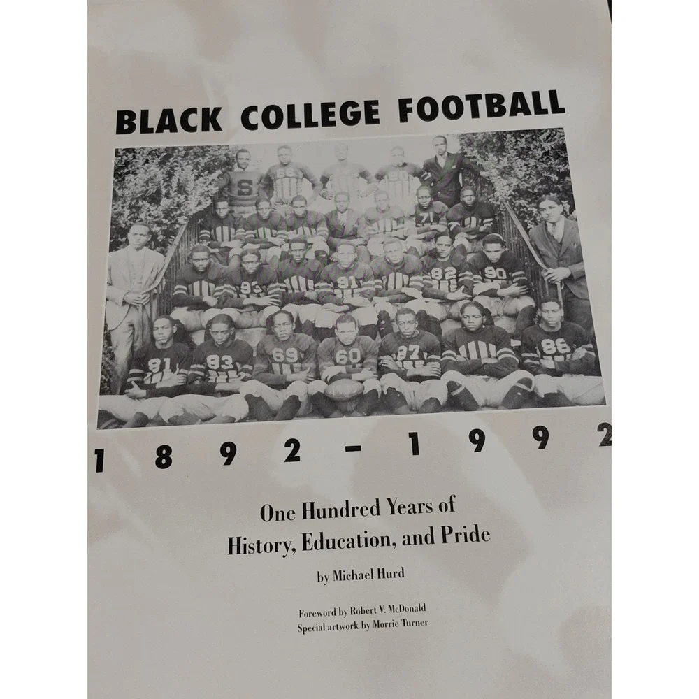 Black College Football 1892-1992 Michael Hurd Revised Expanded 2nd Ed Hardcover